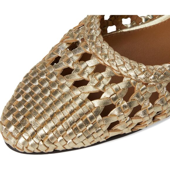 Seychelles Avalon Gold Woven Flats/NIB/6 - Picture 4 of 9
